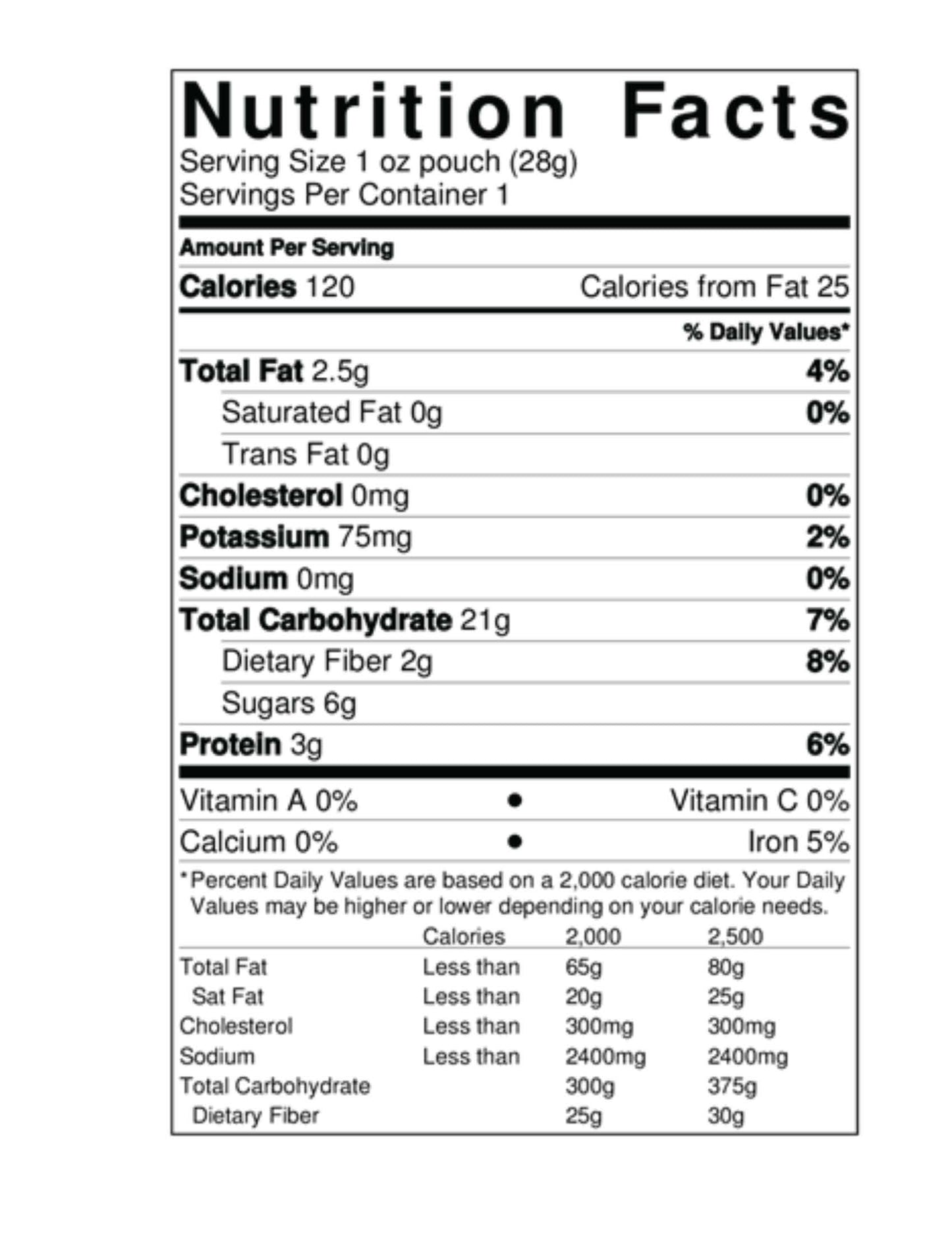 Cinnamon Flavored Granola- 1 oz