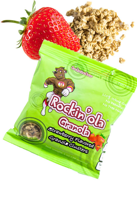 Rockin Ola - Strawberry Flavored Granola - Allergen free
