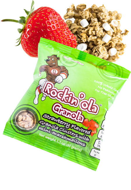 Rockin'Ola Strawberry Marshmallow Granola - Allergen Free